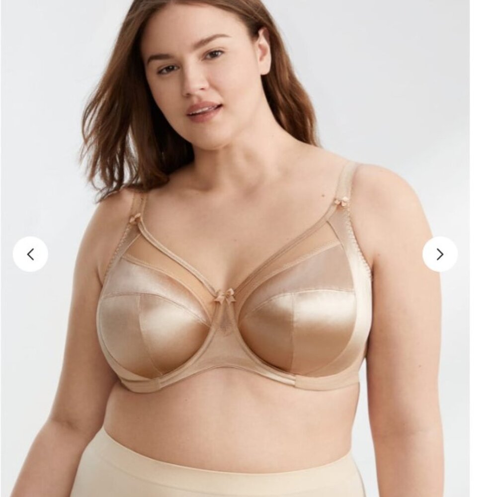 40H Goddess Keira NWT Satin Side Support Bra
